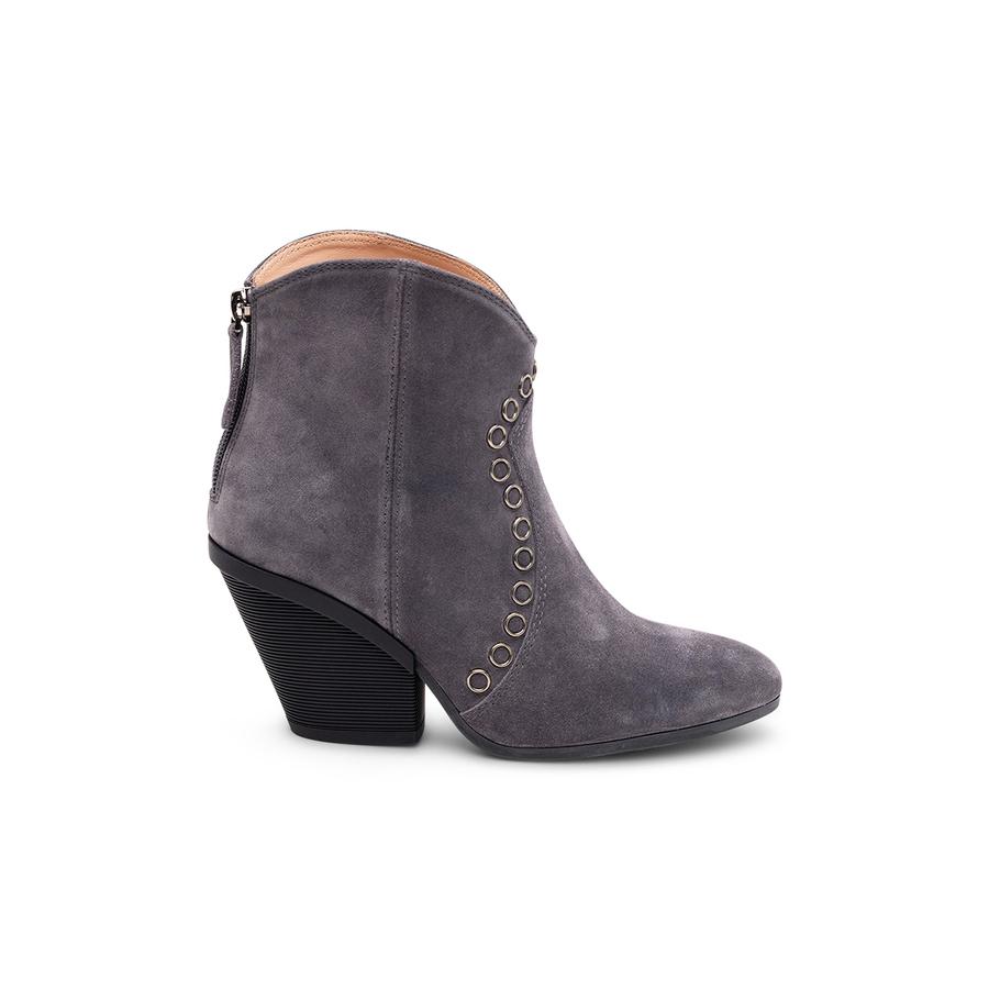 Hogan Eyelet-Embellished Suede Boots by HOGAN