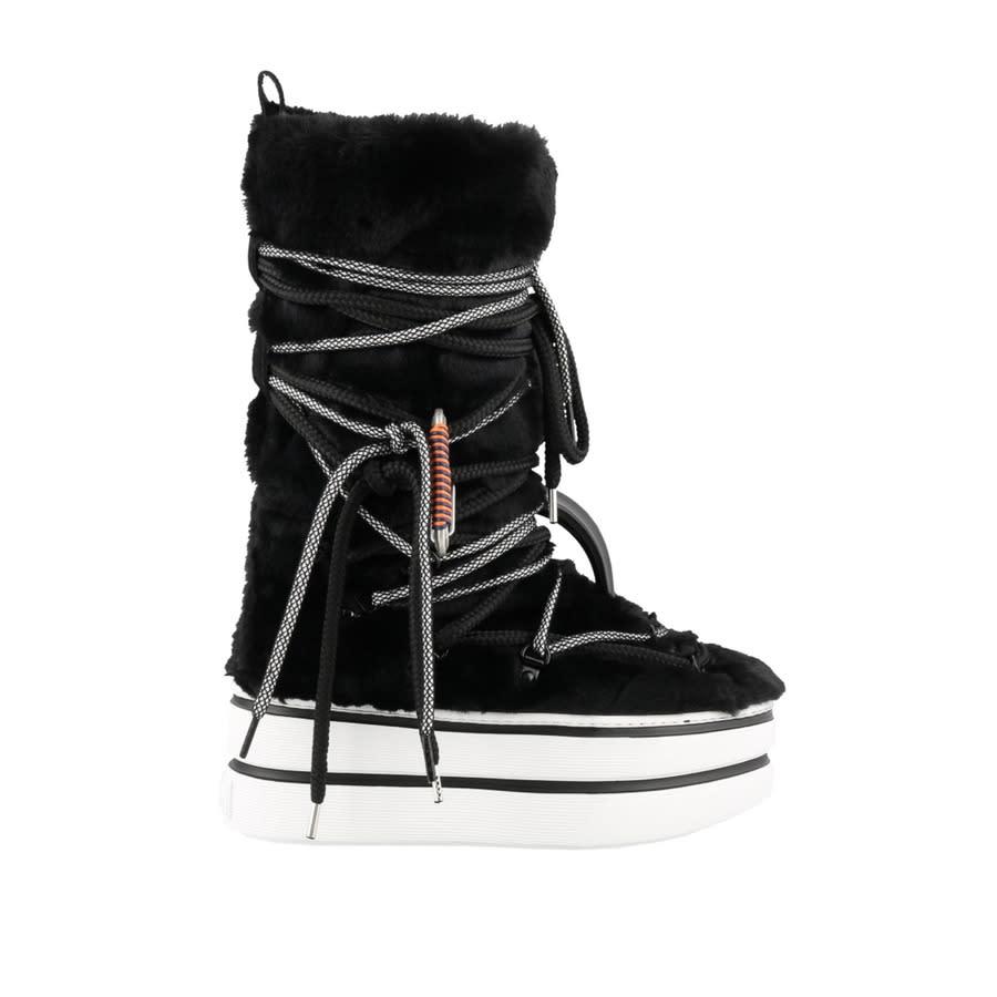 Hogan Faux Fur Snow Boots by HOGAN
