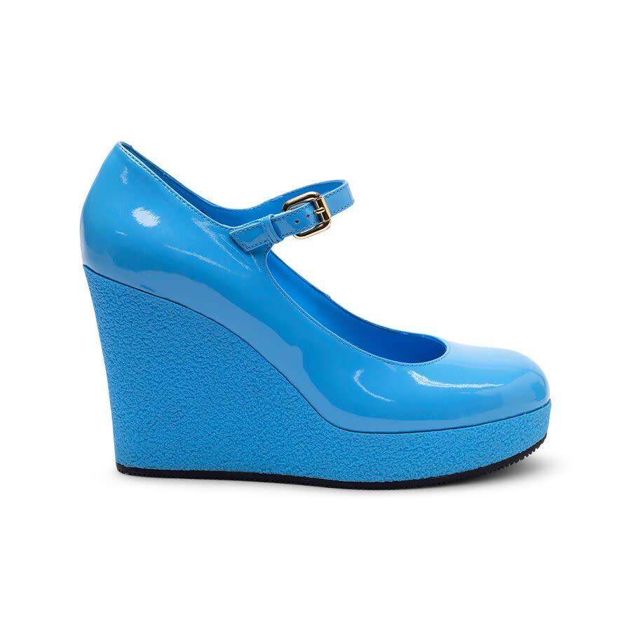Hogan Ladies Blue Heels by HOGAN