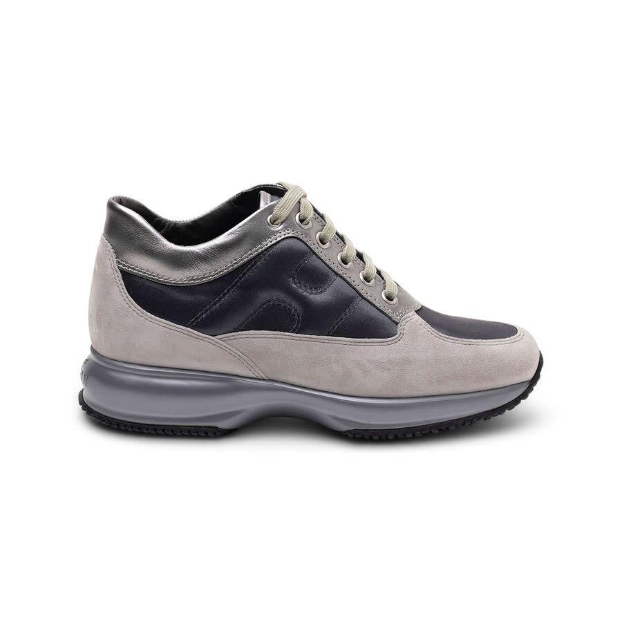 Hogan Ladies Grey Loafers by HOGAN