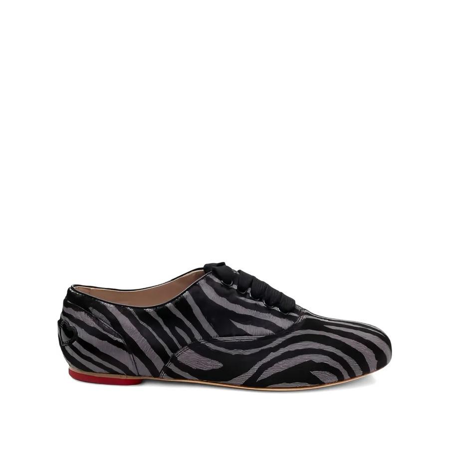 Hogan Zebra-Print Lace-Up Sneakers by HOGAN