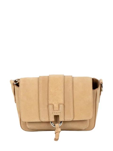 Trend Flap suede shoulder bag by HOGAN