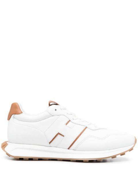 contrast-detailing sneakers by HOGAN