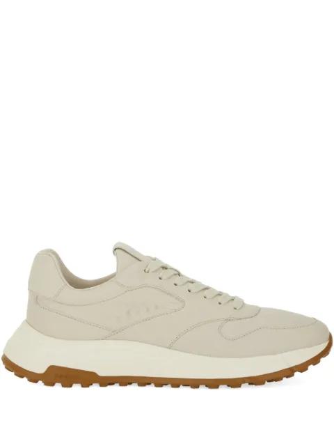 leather lace-up low-top sneakers by HOGAN