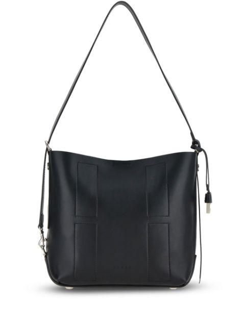 leather shoulder bag by HOGAN