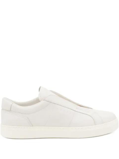 leather slip-on sneakers by HOGAN