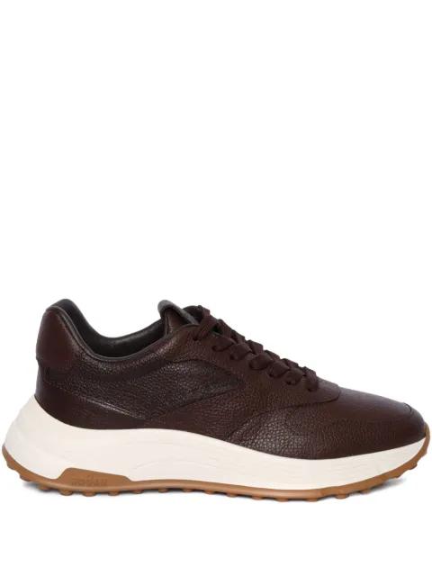 leather trainers by HOGAN