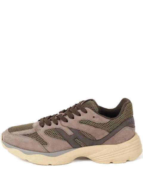 logo-appliqué panelled sneakers by HOGAN
