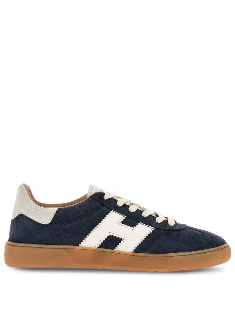 logo-patch leather sneakers by HOGAN