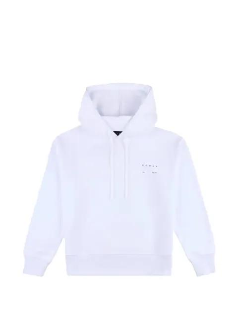 logo-print drawstring hoodie by HOGAN