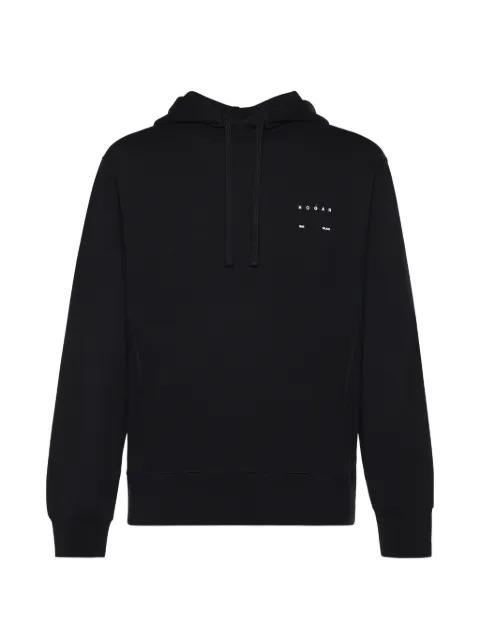 long-sleeve logo-print hoodie by HOGAN