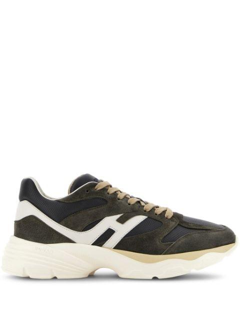 panelled suede sneakers by HOGAN