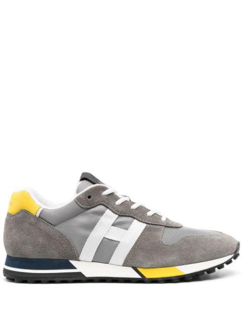 panelled suede sneakers by HOGAN