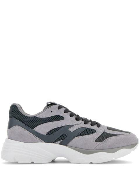 panelled suede sneakers by HOGAN
