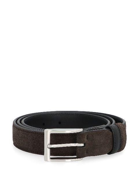 reversible leather belt by HOGAN