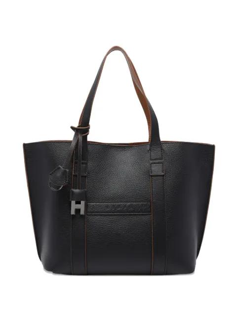 small Address leather tote bag by HOGAN
