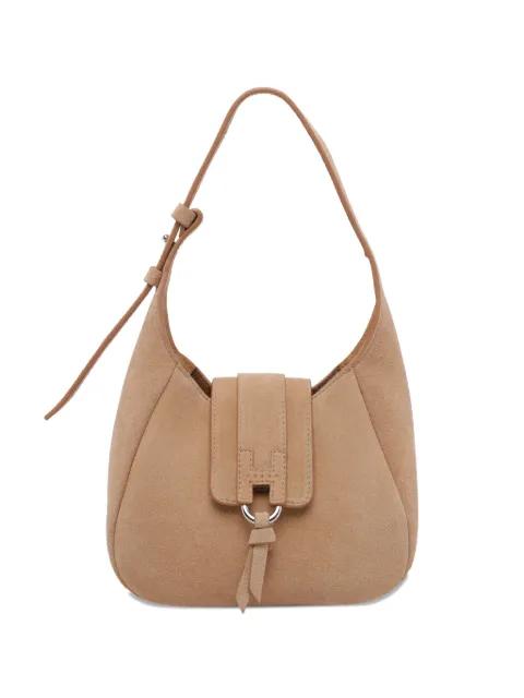 suede logo-detail mini bag by HOGAN