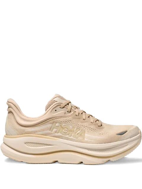 Bondi 9 "Oatmeal/Oat Milk" sneakers by HOKA ONE ONE