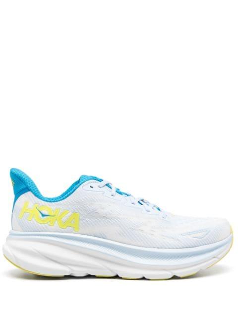 Clifton 9 mesh-panelling sneakers by HOKA ONE ONE