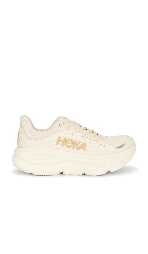 HOKA Bondi 9 Sneaker in Beige by HOKA ONE ONE