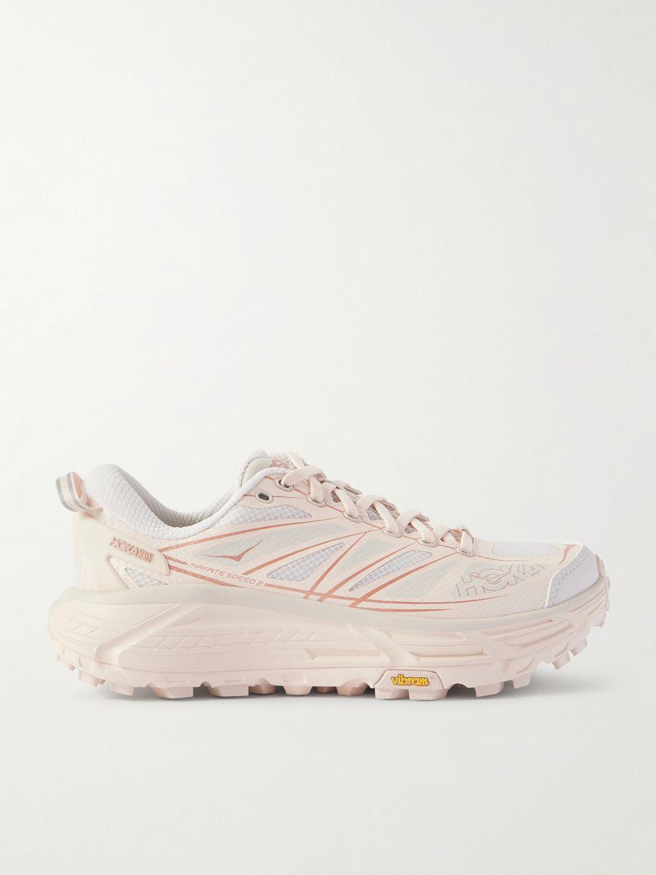 Mafate Speed 2 rubber-trimmed mesh sneakers by HOKA ONE ONE