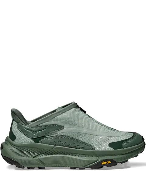 Transport zip-front mesh sneakers by HOKA ONE ONE