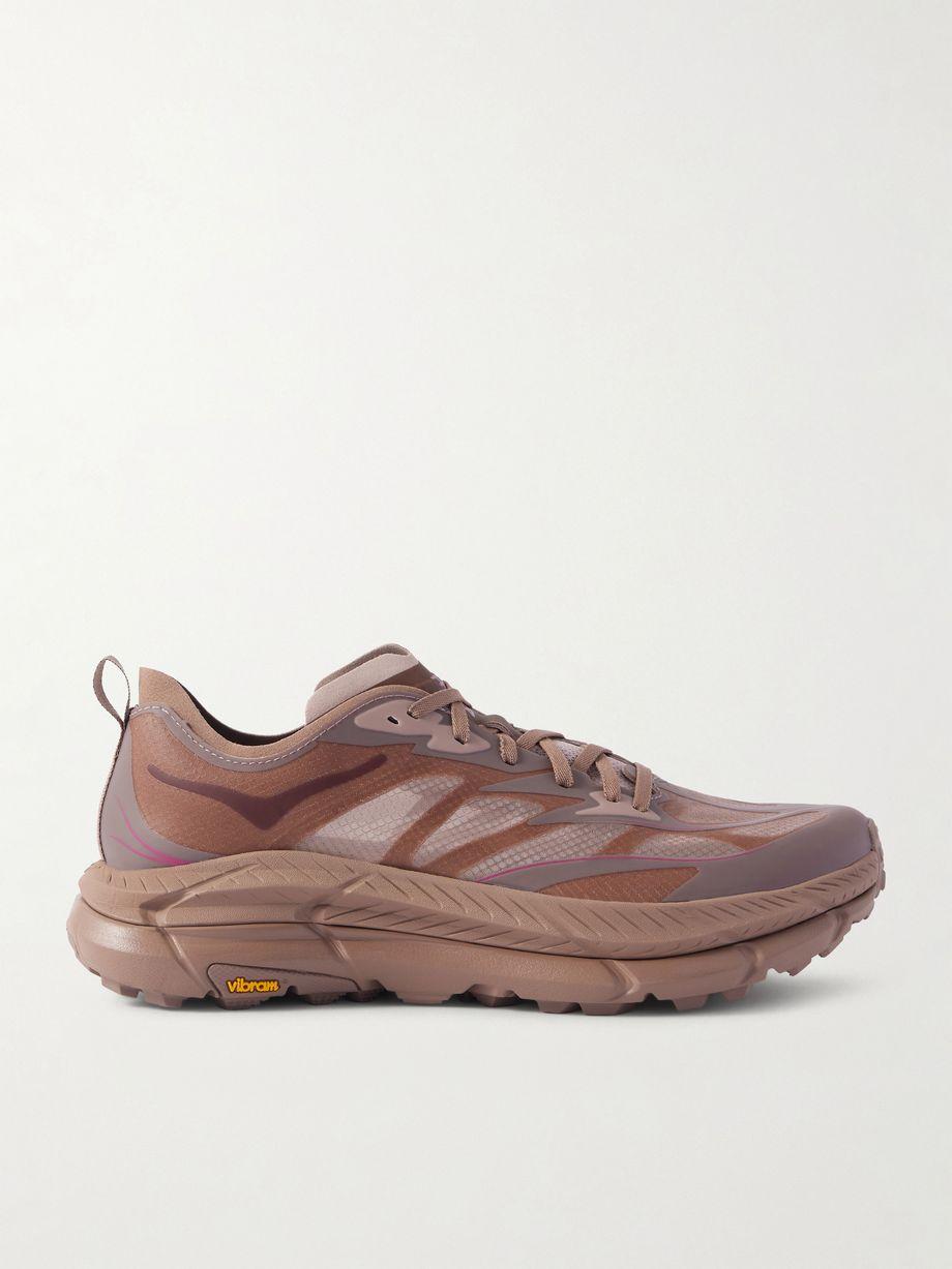 U Mafate Speed 4 Lite rubber-trimmed mesh sneakers by HOKA ONE ONE