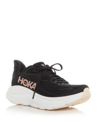 Women's Clifton 10 Sneakers in Rose Gold by HOKA ONE ONE