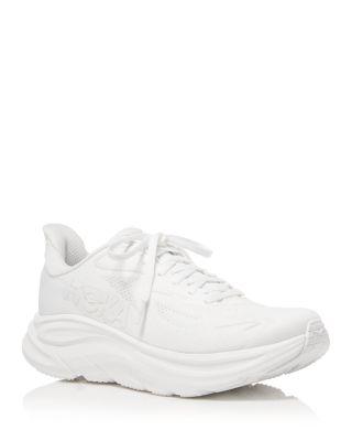 Women's Clifton 10 Sneakers in White by HOKA ONE ONE