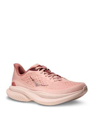 Women's Mach 6 Low Top Sneakers in Rose Latte by HOKA ONE ONE
