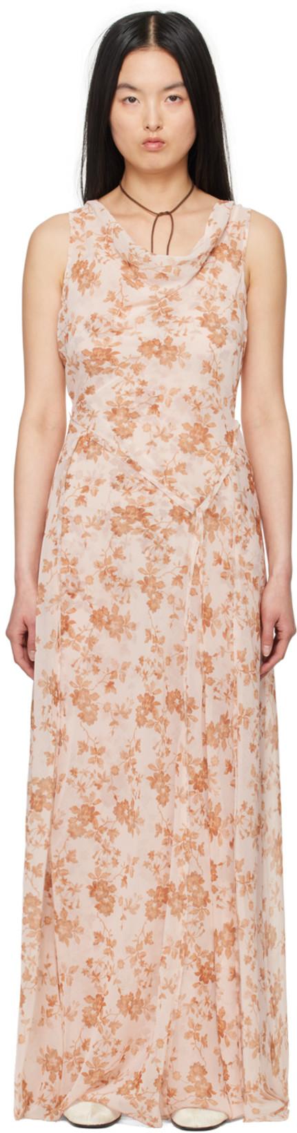 Beige Ditte Maxi Dress by HOLZWEILER