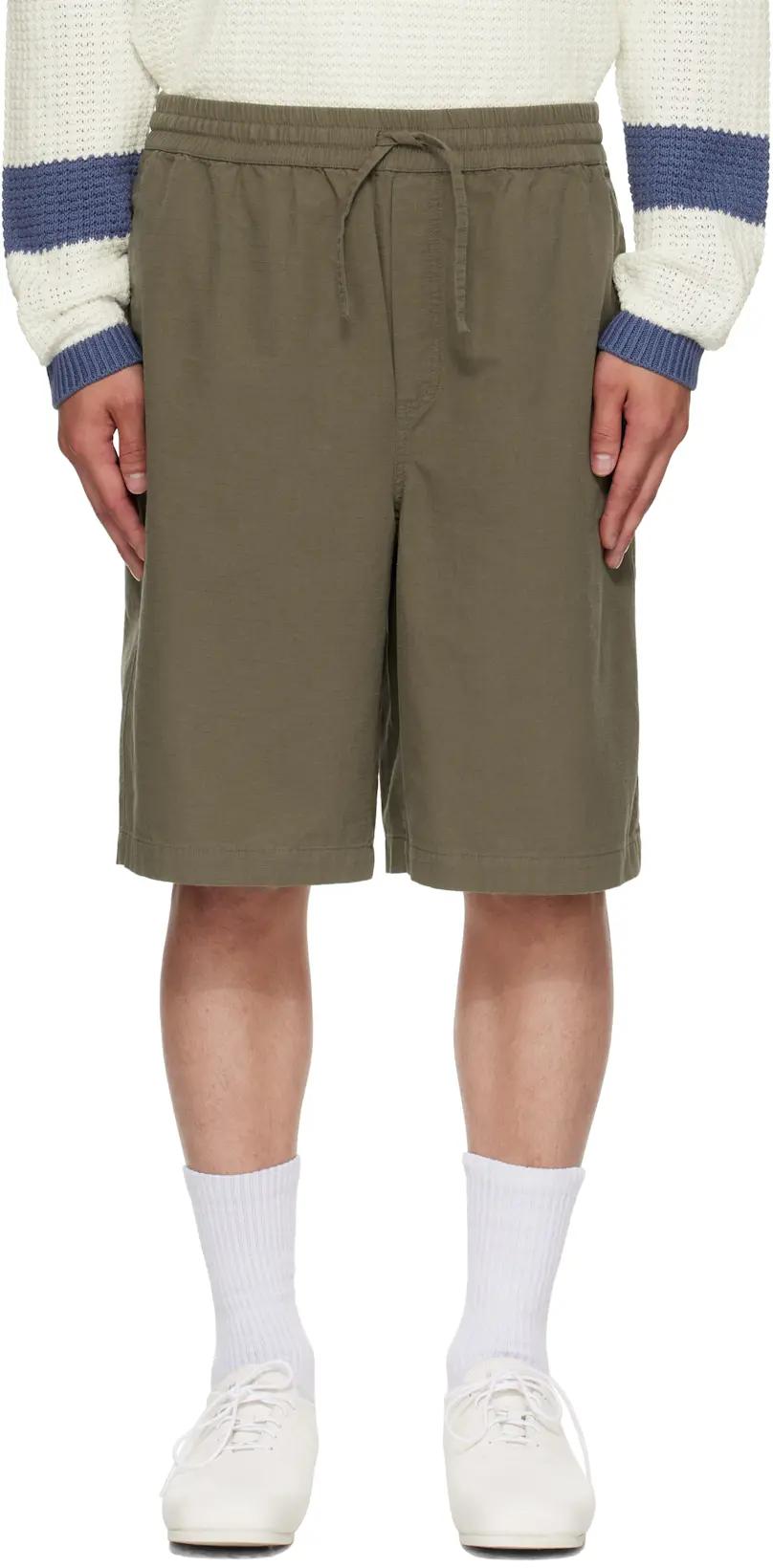 Green Marc Shorts by HOLZWEILER