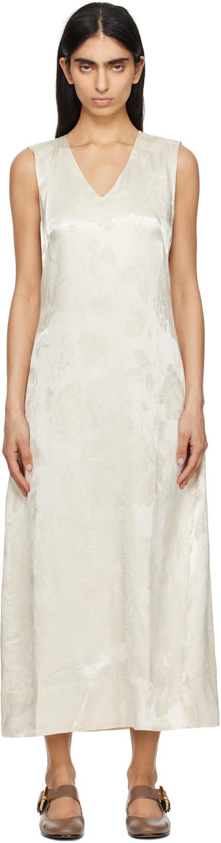 Off-White Luka Jacquard Maxi Dress by HOLZWEILER