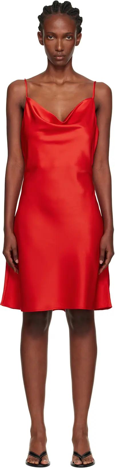 Red Eila Minidress by HOLZWEILER