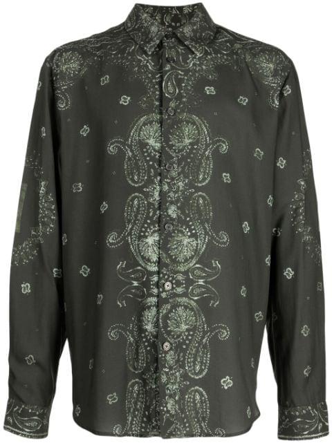 paisley-print long-sleeve shirt by HOLZWEILER