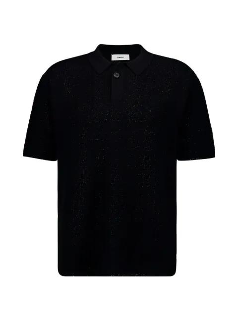 knit polo shirt by HOMME