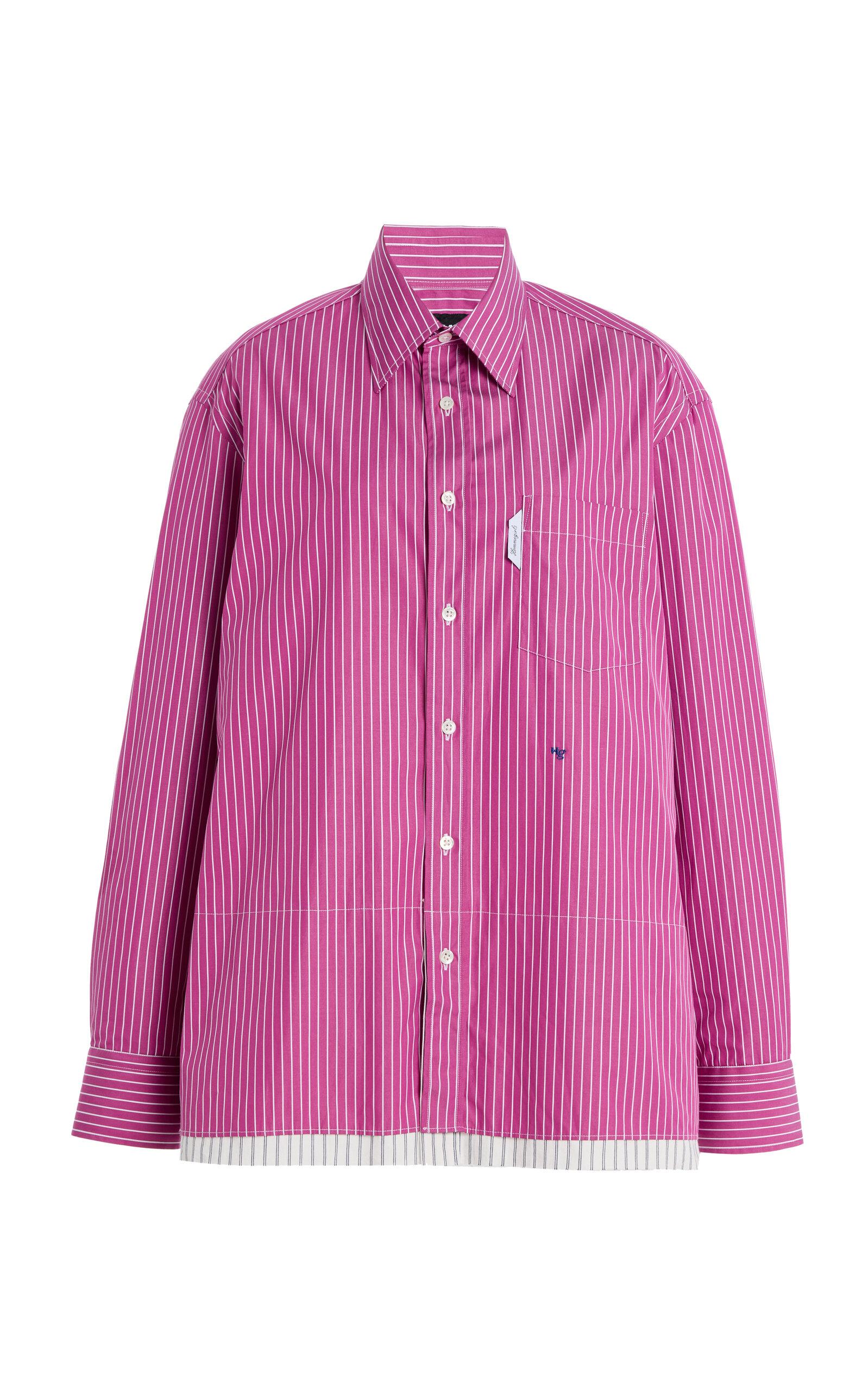 HOMMEGIRLStriped Cotton Minihirt Dress - Moda Operandi by HOMMEGIRLS