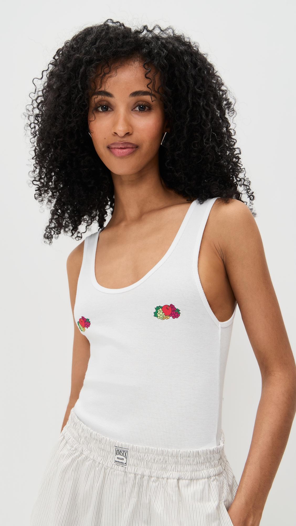 Homme Girls X Fruit of The Loom Classic Tank with Double Logo by HOMMEGIRLS