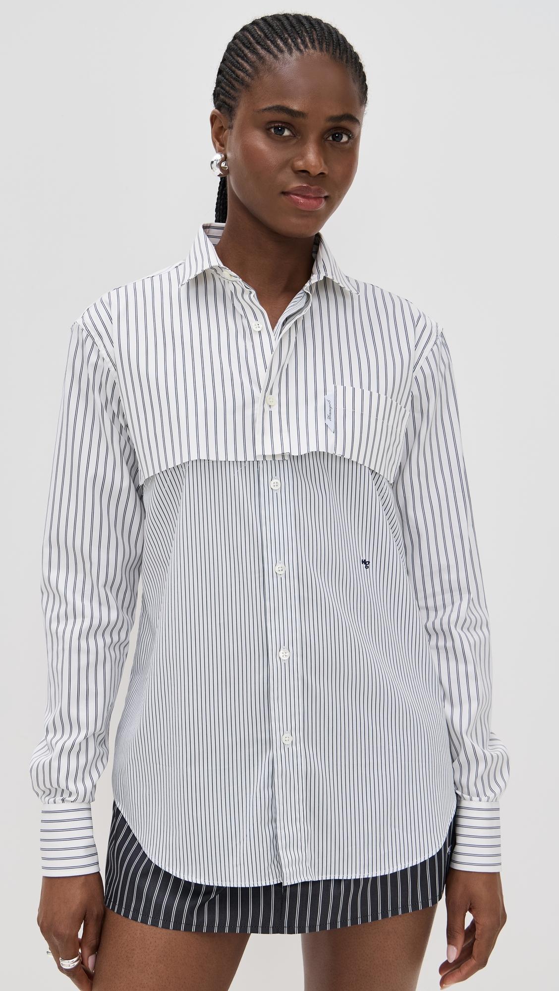 Long Sleeve Layered Shirt by HOMMEGIRLS