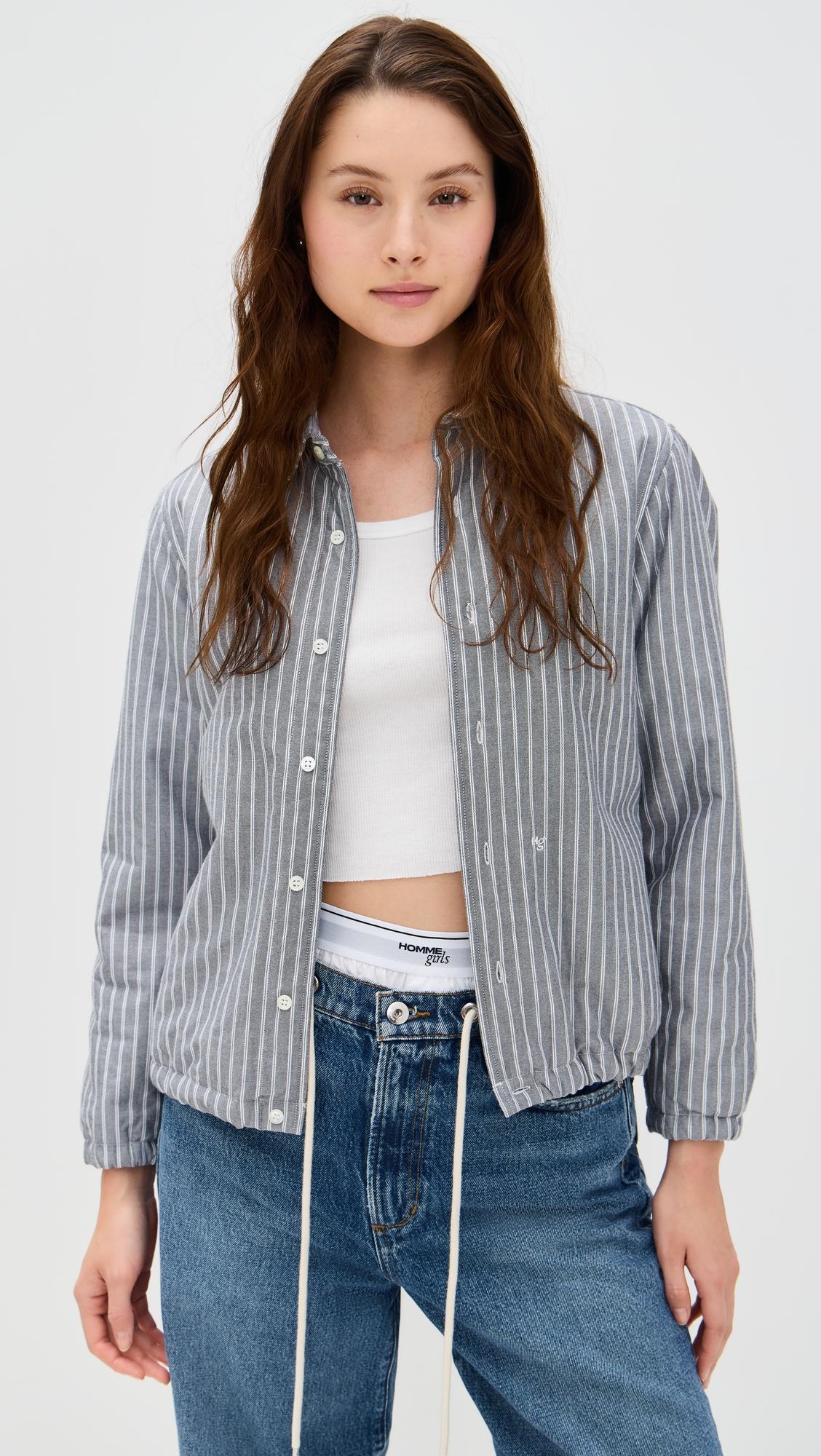 Shirt Bomber Jacket by HOMMEGIRLS