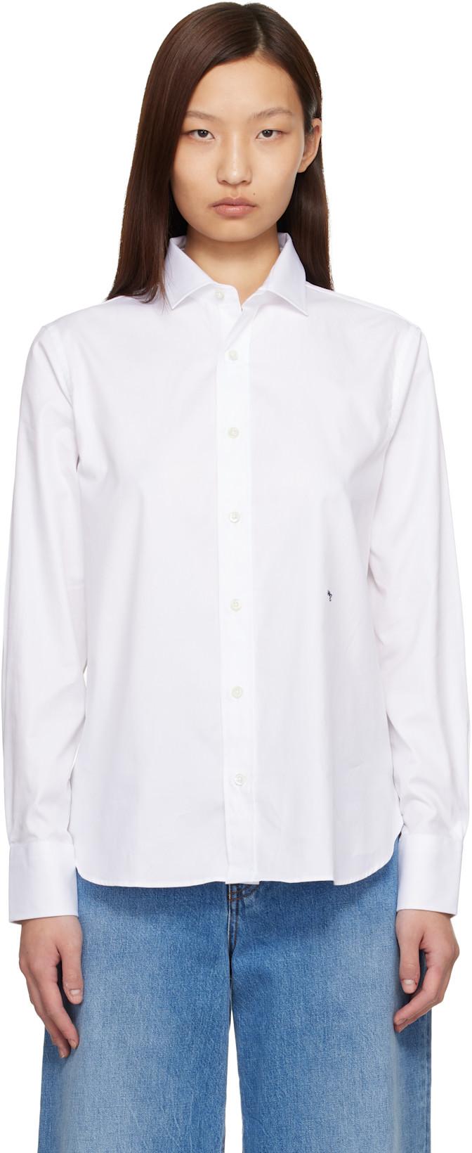 White Classic Shirt by HOMMEGIRLS