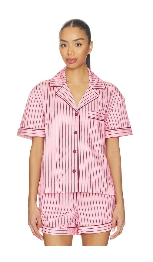 Hommey Short Sleeve Shirt in Pink by HOMMEY