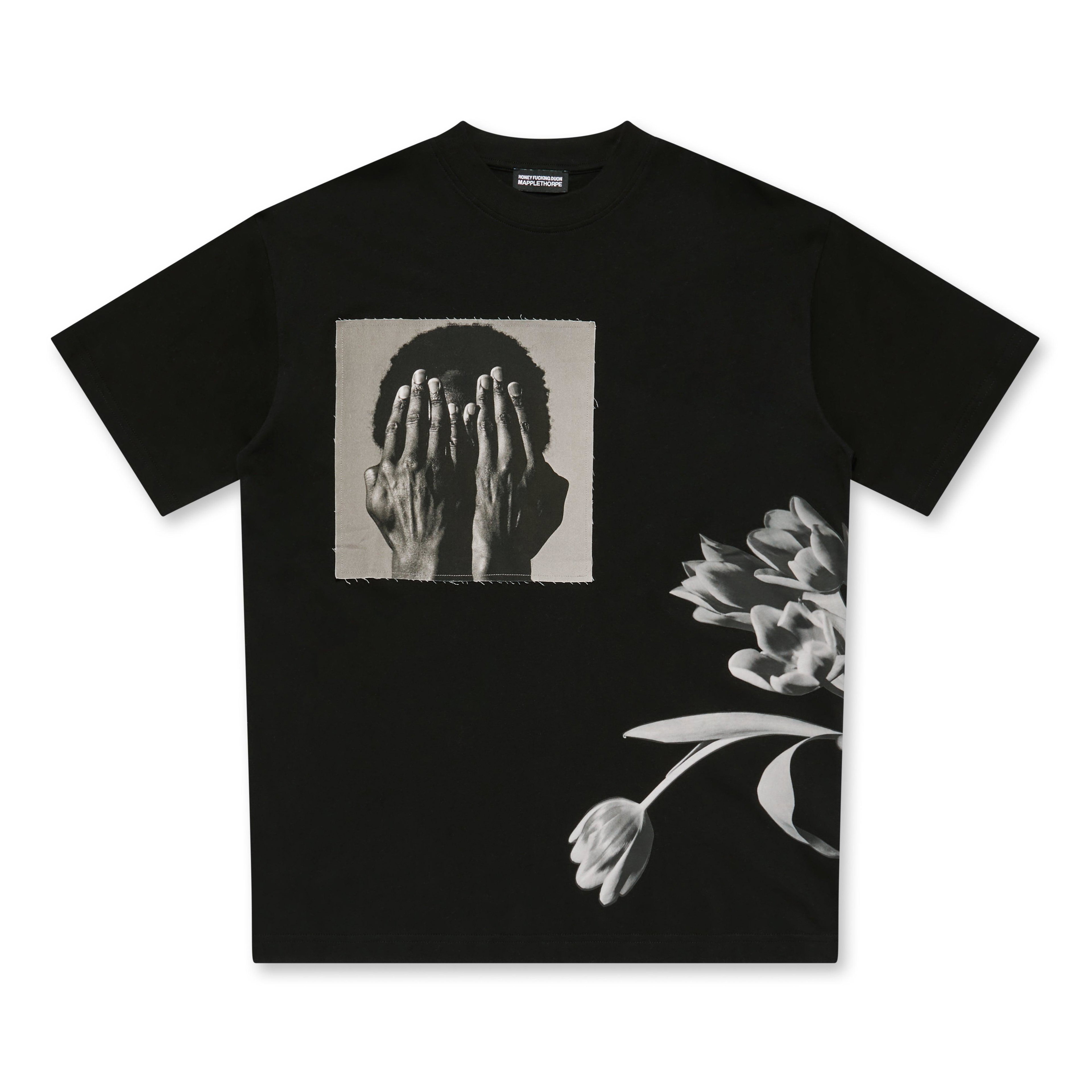 HONEY FUCKING DIJON - Mapplethorpe Tulip T-Shirt - (Black) by HONEY FUCKING DIJON