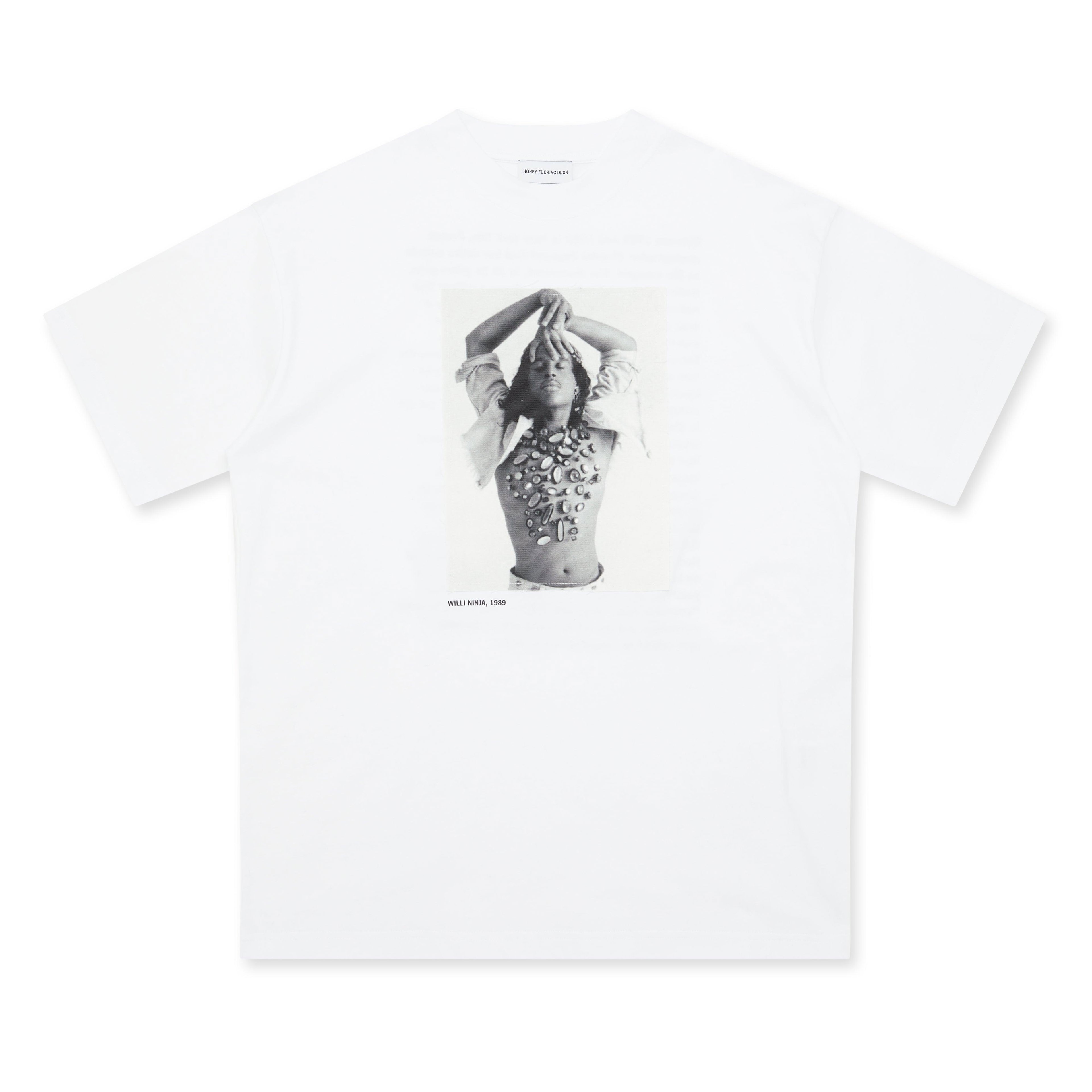 Honey Fucking Dijon - Chantal Short Sleeves T-Shirt - (White) by HONEY FUCKING DIJON