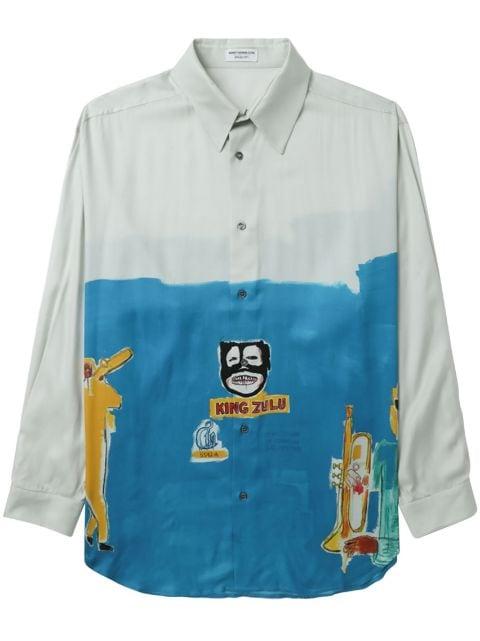 graphic-print long-sleeve shirt by HONEY FUCKING DIJON