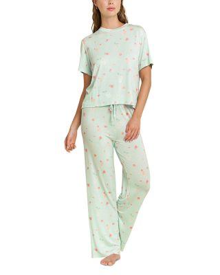 Printed Pajama Set by HONEYDEW