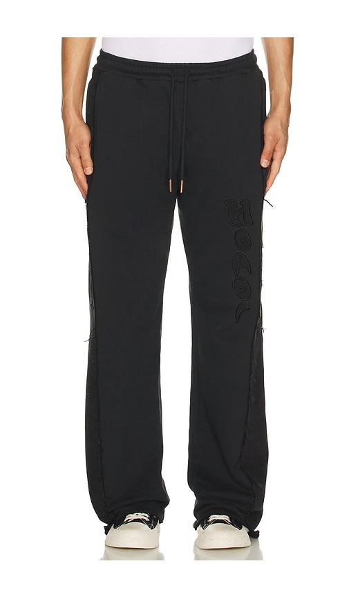 Honor The Gift Denim Sweatpant in Black by HONOR THE GIFT
