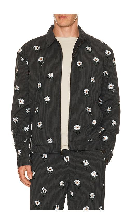 Honor The Gift Flowers Beaded Jacket in Grey by HONOR THE GIFT