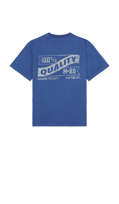 Honor The Gift Vintage Oil Tee in Blue by HONOR THE GIFT