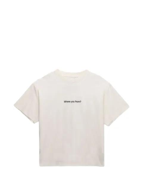 Where You From Tee slogan t-shirt by HONOR THE GIFT